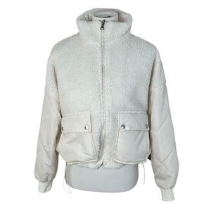 Forever 21 Reversible Sherpa/Puffer Jacket